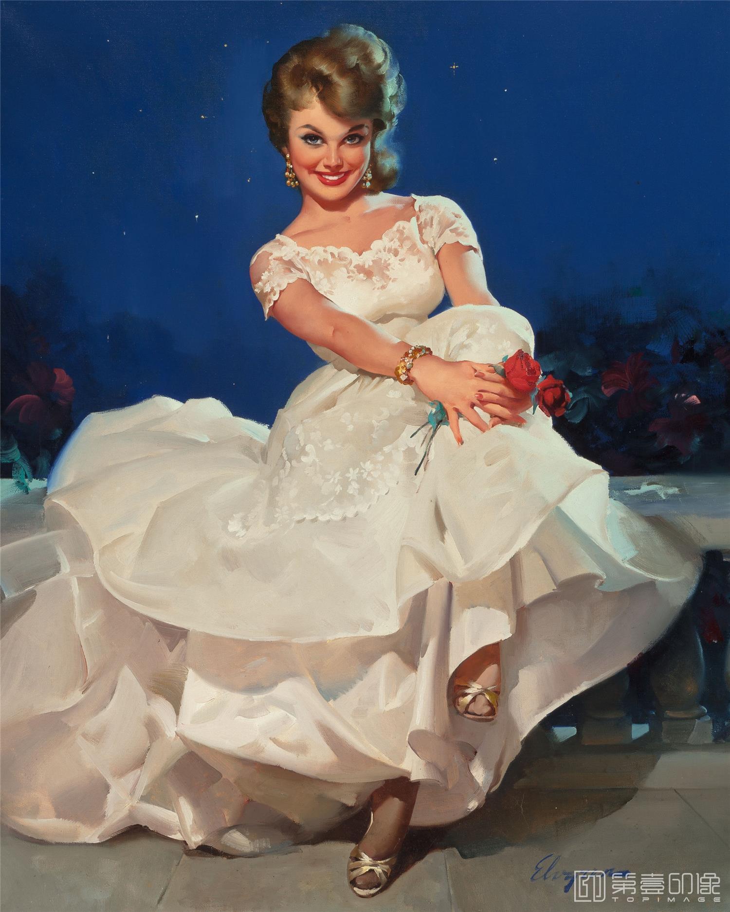 油画-吉尔·艾尔夫格雷恩 Gil Elvgren 作品集-148
